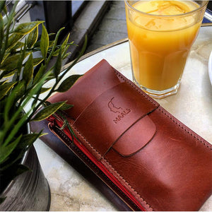 MAALS connecting leather watch pouches